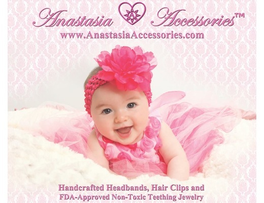 Handcrafted Headbands for baby's Non toxic teething jewelry