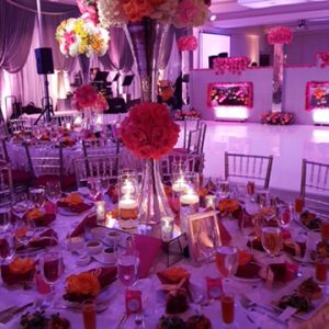 Decorating a wedding Centerpiece floral party planning los angeles